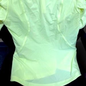 Swim/Sports Neon Yellow Short Sleeve Top surf day-glow lycra swimwear